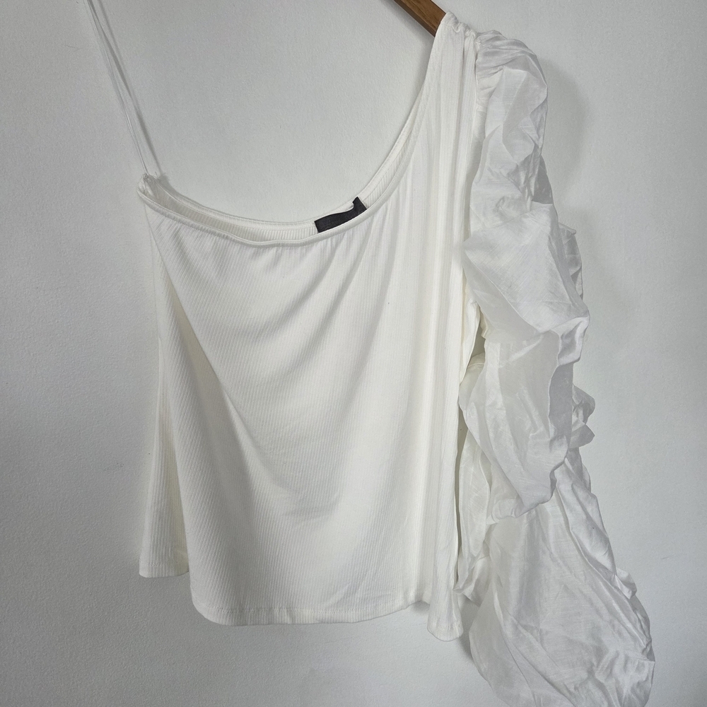 Anthropolgie Top Ruffle Sleeve Nwt